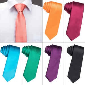 Cravate fine pour homme