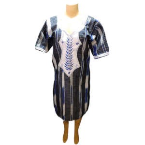 Robe Evasée 3/4 - Faso Dan Fani - Manches Courtes - Modèle 4