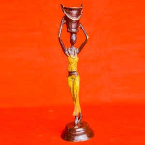 Abstraite porteuse d'eau - en bronze - 15 cm de hauteur