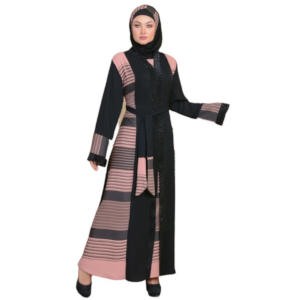 Abaya pour Femme Musulmane - Avec lachet - Modèle code 105