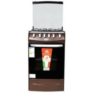 Cuisinière BOREAL 4 foyers - Four à deux feu - Rotissoire - Compteur à Pression