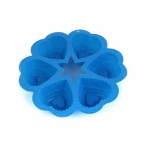 Moule à gateaux en silicone en forme de cœur