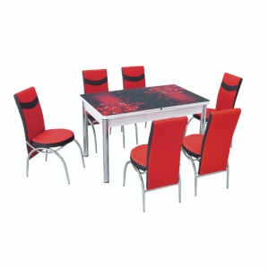 Table à manger Turque - Rétractable 6 chaises