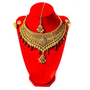 Collier Ras-du-Cou - 2 grammes d'or - Boucles d'oreille