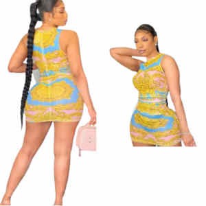 Robe moulante multi couleurs - Robe sexy sans manches