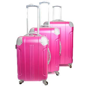 Valise trois pièces EN PLASTIQUE