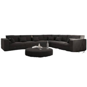 Canapé d' angle en L - 6 places