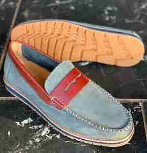 Mocassin en cuir daim - Clarks deux couleurs