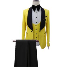 Costume 3 pièces (Veste + Gilet + Pantalon) - Smoking pour homme - modèle 2