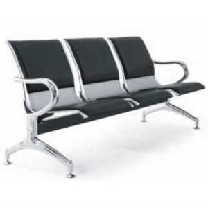 Chaise Visiteur 3 Places - Chaise d'Attente en métal - Modèle 1