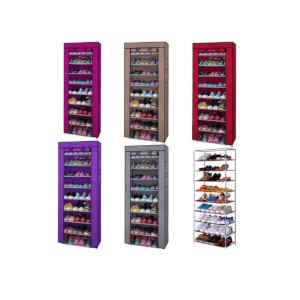 Porte chaussure à 10 niveaux - Armoire à chaussure