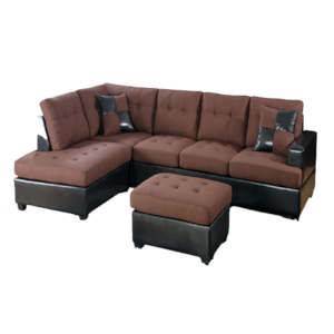 Canapé en L - 5 places - Banquette