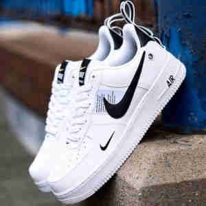 Basket Air Force 1, Nike (blanc, nike noir Et noir, nike blanc)