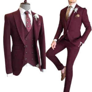 Ensemble veste pour homme 3 pieces