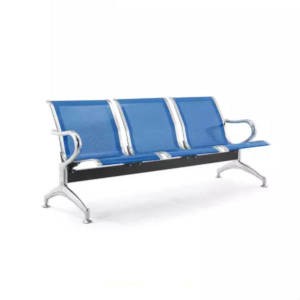 Chaise Visiteur 3 Places - Chaise d'Attente en métal - Modèle 2