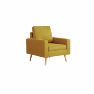 Fauteuil en tissu - 1 places - Modèle 1