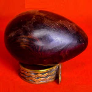 Œuf - en bois d'ébène - petite taille