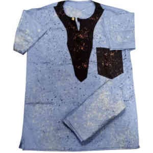 Ensemble Bogolan - Tenue traditionnel  - Manches courtes