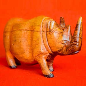 Statuette - en bois de tèque modèle 1 - 30 cm de hauteur