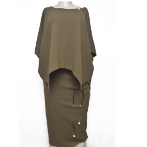 Ensemble Jupe plaquée  avec Haut - Haut ample à manches tombées