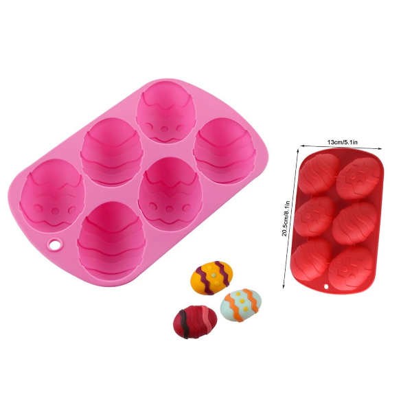 Moule à gâteaux en silicone en forme d'œuf de Pâques 3D