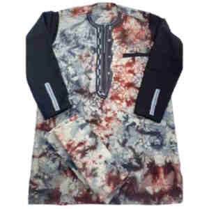 Chemise Coco dunda - Manches longues - Manches en tissu et Pantalon en Coco Dunda