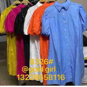 Haut robe à col polo