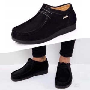 Wallabees en cuire daim