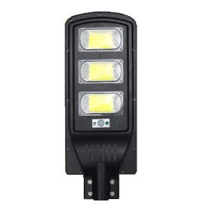 Lampadaire solaire LED - trois lampes