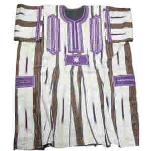 Ensemble Faso Danfani - Deux Pièces - Manches 3/4 avec chapeau - Modèle 1