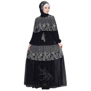 Abaya Bairot pour Femme Musulmane - Modèle code 152
