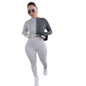 Ensemble de soirée - ensemble en coton - manches longues