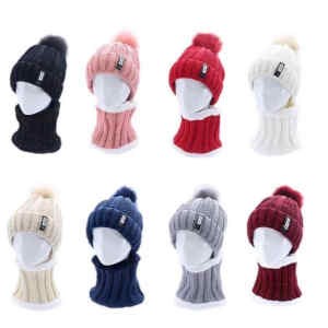 Ensemble bonnet et écharpe flocon