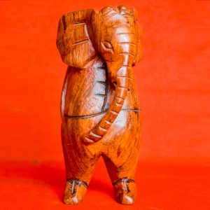 Vierge Marie et JESUS - en bois d'ébène - 22 cm de hauteur